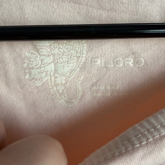 Pilcro by Anthropologie Corset Tee in Peach with Cap Sleeves - Picture 4 of 4